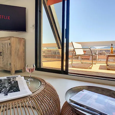 Nestor&jeeves - Sky Light Terrace - Hyper Center - By Sea - Floor Appartamento Nizza